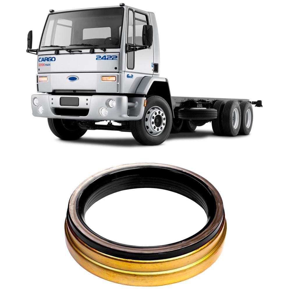 Retentor Roda Média Temperatura Ford Cargo 89 A 92 Traseiro