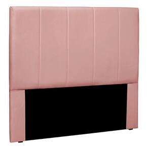 Cabeceira Decorativa King Size 1,95m Erza Veludo Rosa