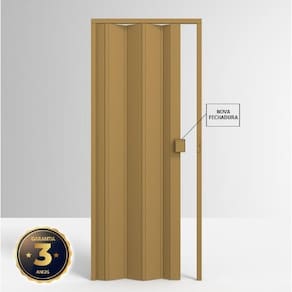 Porta de PVC Sanfonada 210x60cm Permatti	Cerejeira Liso Cerejeira Liso