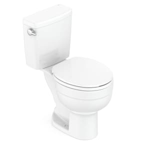 Kit Vaso Sanitário com Caixa Acoplada com Acionamento Lateral e Assento Soft Close com Abertura Acesso Confort Celite Branco