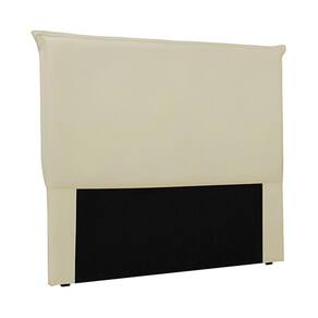 Cabeceira Decorativa King Size 1,95m Trento Veludo Bege
