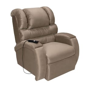 Poltrona do Papai Retrátil com Controle Imperial Império Estofados Suede Chocolate