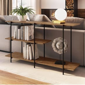 Aparador 136cm Industrial Tube Artesano Vermont/Preto