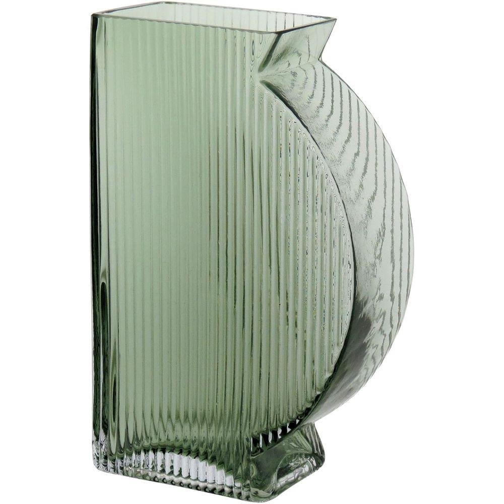 MARINELLA VASO 20x12x6cm VIDRO VERDE