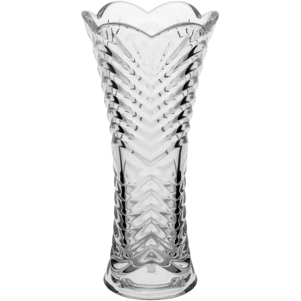 VASO 19x9x9cm VIDRO TRANSP