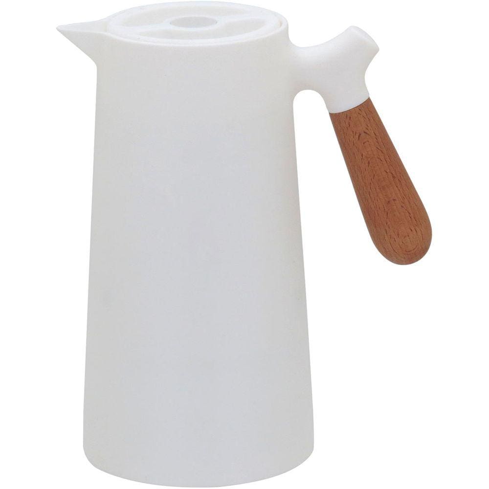 NORDEN GARRAFA TÉRMICA 25x13x13cm 1L PLÁSTICO BRANCO AMPOLA VIDRO