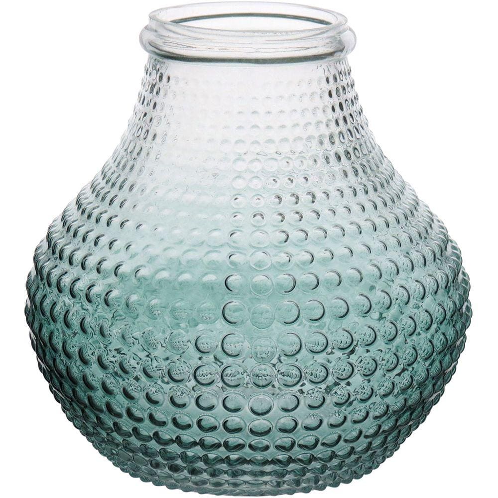 ORIGAN VASO 19x18x18cm VIDRO VERDE