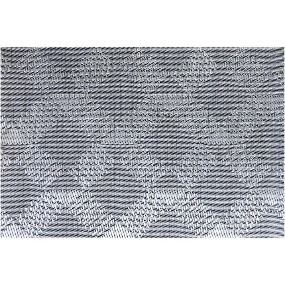 LUGAR AMERICANO 45x30cm PVC CINZA 4PÇ