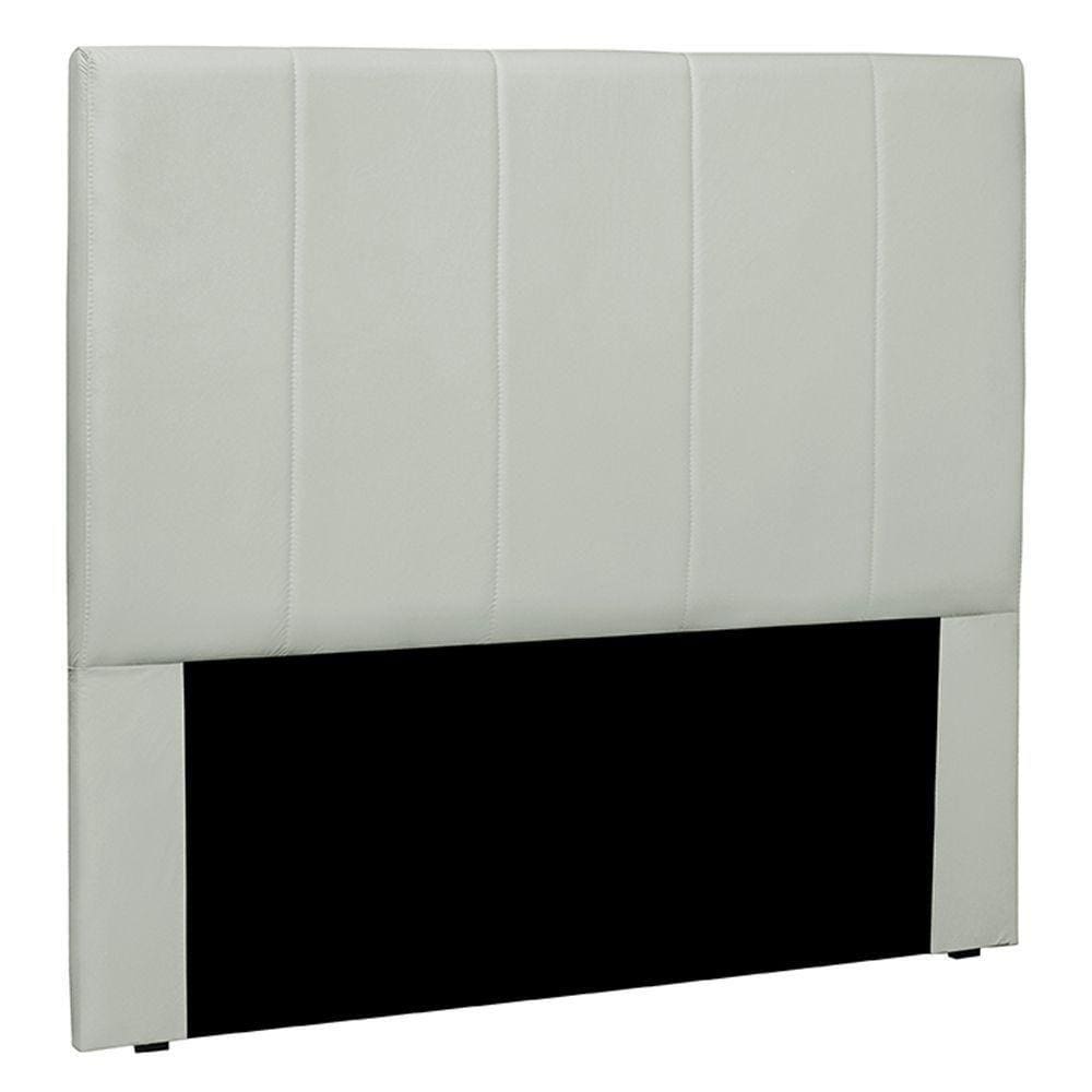 Cabeceira King Size 1,95m Erza Veludo Prata Gran Belo