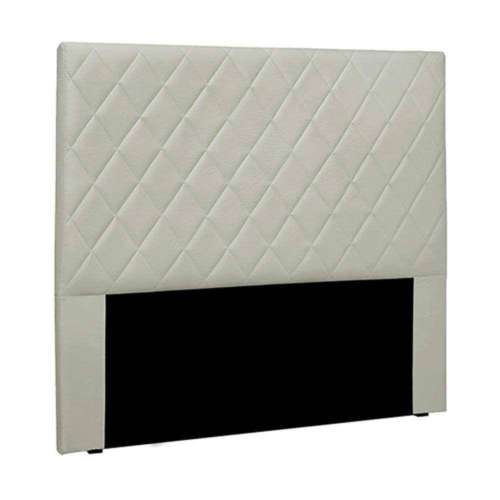 Cabeceira Decorativa Queen Size 1,60m Givenchy Veludo Prata