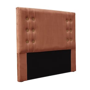 Cabeceira King Size 1,95m Kors Veludo Cobre Gran Belo