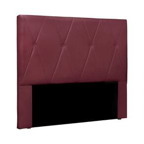 Cabeceira Decorativa King Size 1,95m Yves Veludo Vinho