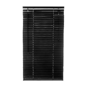 Persiana Horizontal de PVC Prizi Preta 1,20 x 1,60.