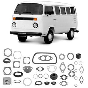 Jogo Junta Motor Kombi Gol G1 Fusca Brasília Sohc 8v 67 A 20
