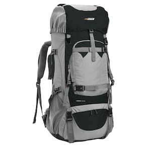 Mochila Cargueira Kompaz 70+15L GT NTK Capa Chuva Preta