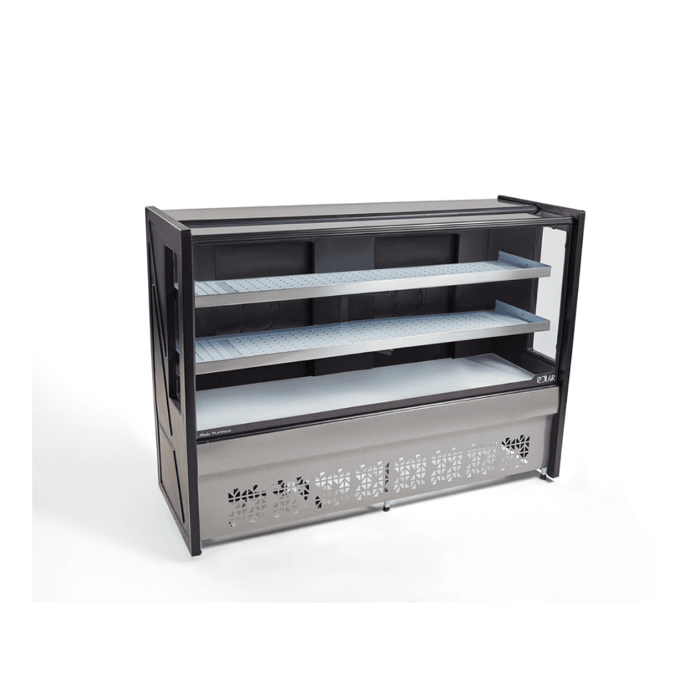 Balcão Refrigerado Polar 2 Placas Frias 1,75M Preto Platinum PBR 220v