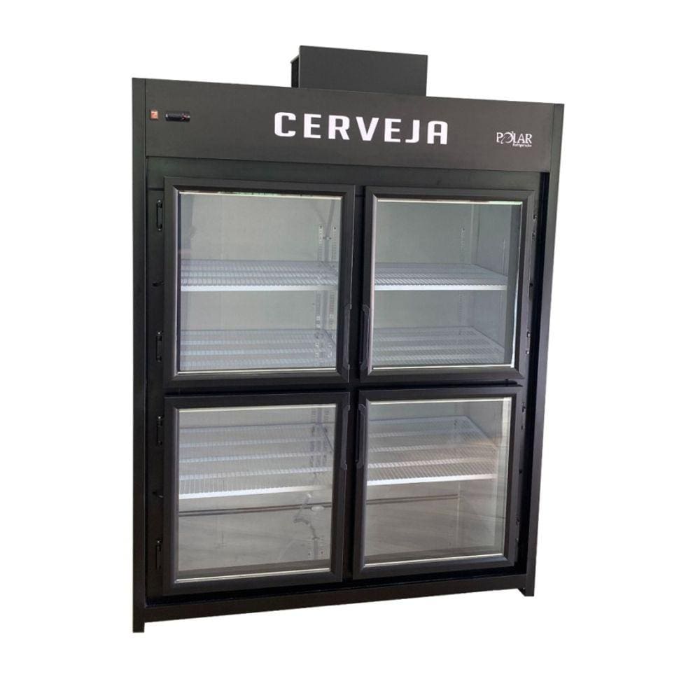 Minicâmara Cervejeira 30 Caixas 4 Portas De Vidro Polar MCB150PV 220v