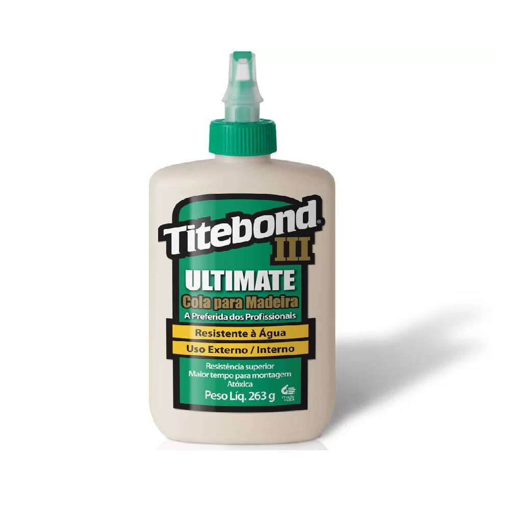 Cola Para Madeira Ultimate III Wood Glue 263G Titebond