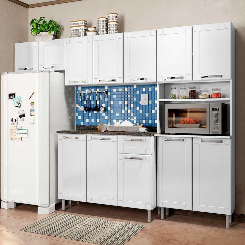 Armário De Aço 3 Portas 6009 Múltipla Bertolini Branco