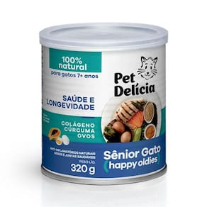 Racao Umida Pet Delicia Gatos Senior Happy Oldies - 320g