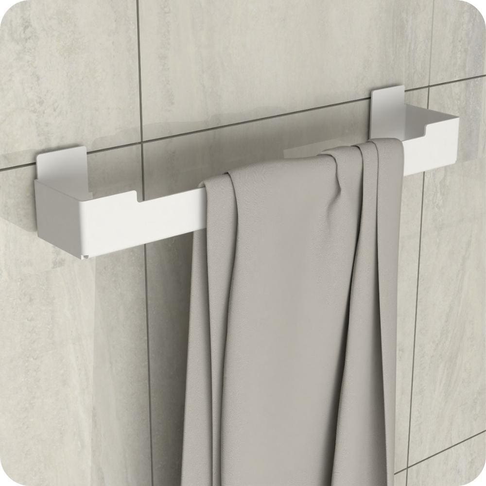 Porta Toalha De Rosto Adesivo Autocolante Branco ELG