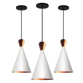 Kit 3 Lustres Pendentes Tom Dixon Branco New City