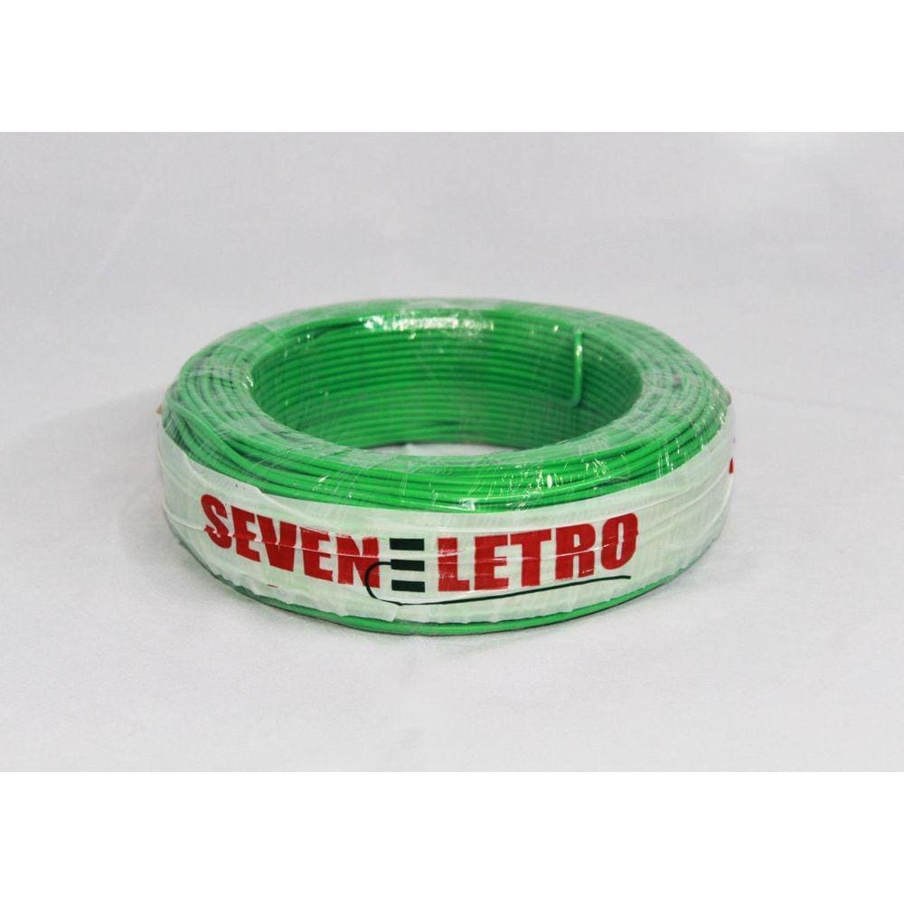 Fio Cabo Flexível 2,5Mm Verde - 100 Metros