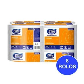 Papel Higienico Rolo Classic F.Simples Elite 8X300M