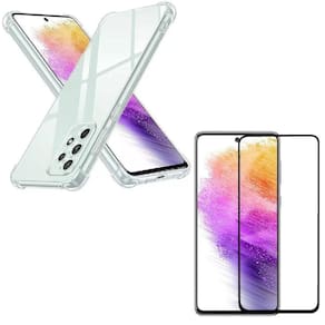 Capa Capinha Samsung A73 + Película De Vidro 3D Blindada