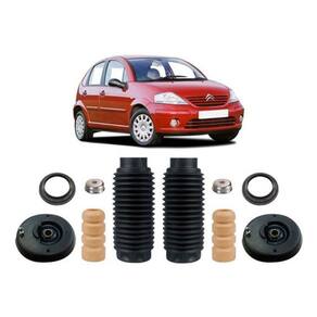 2 Kit Coxim Batente Dianteiro Citroen C3 2006 2007 2008 2009