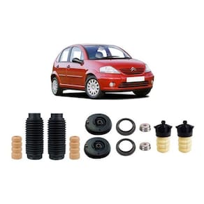 Kit Batente Suspensão Dianteira Traseira C3 2006 2007 2008