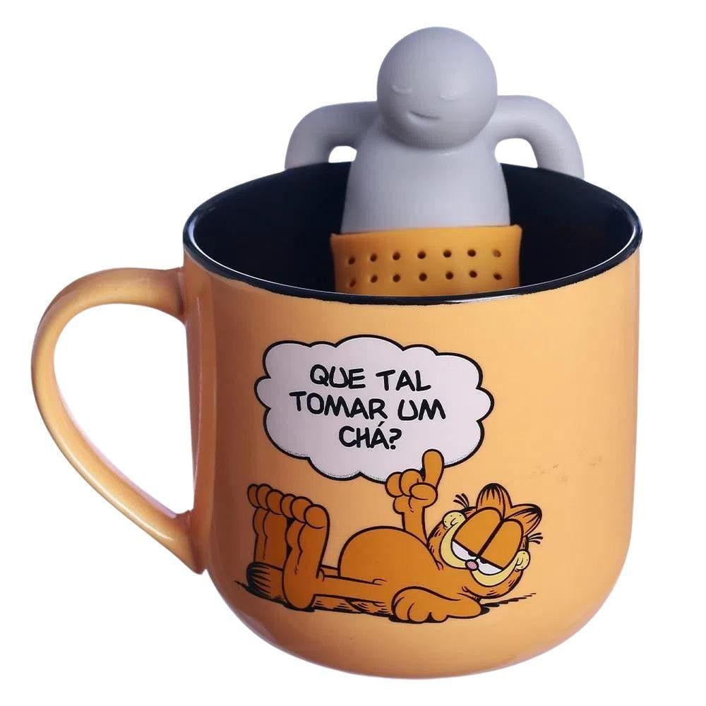 Caneca Com Infusor 350Ml - Garfield - Zc 10024445