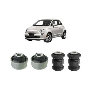 Kit 4 Bucha Bandeja Dianteira Fiat 500 Polonês 2009 2010 11