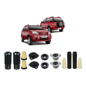 4 Kit Suspensão Dianteiro Traseiro Ecosport 2004 2005 2006