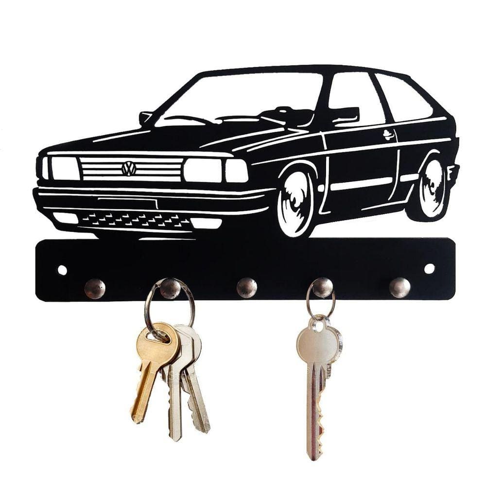 Porta Chave Mdf Gol Quadrado 20 Cm