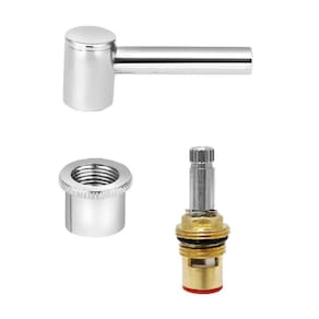Volante Alavanca Metal Para Torneira E Reparo M18 1/4 Volta