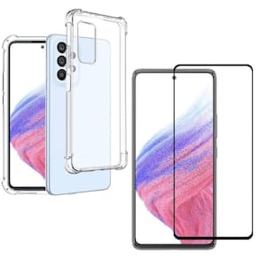 Capa Capinha Samsung A53 5G + Película De Vidro 3D Blindada