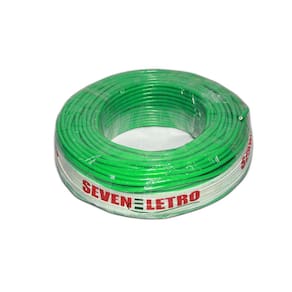 Fios Eletricos Antichamas Flexível 6 Mm 100 Metros Verde