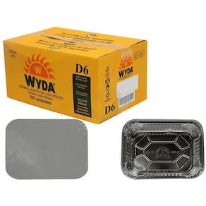 Bandeja De Aluminio Retangular D6 - 500 Ml - Wyda