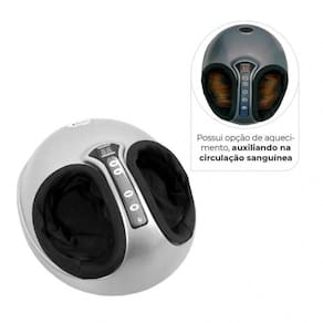 Massageador De Pés Shiatsu Dellamed Cinza Bivolt