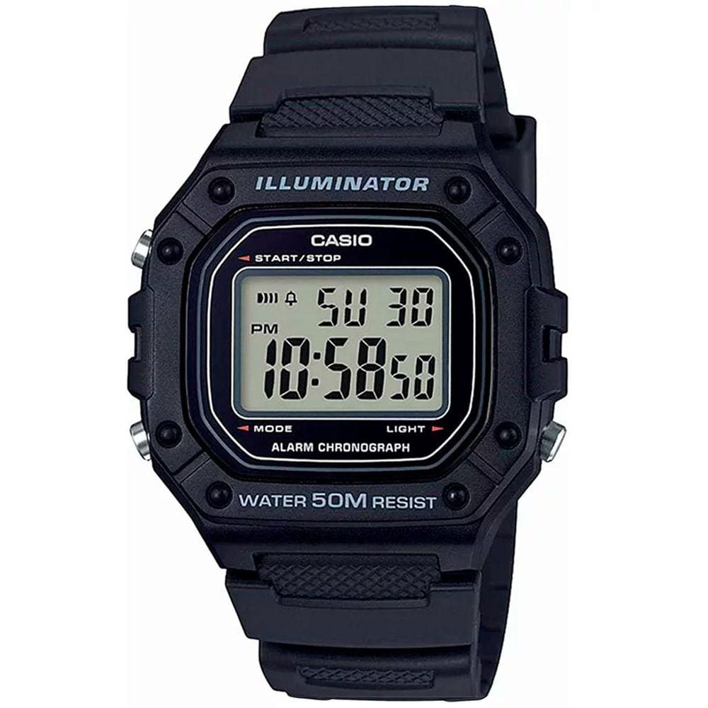 Relógio Casio Masculino Illuminator W-218H-1AVDF