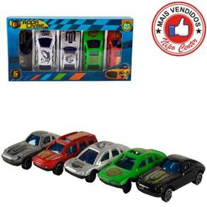 Carrinhos Miniatura 5 Peças Express Super Power Corrida