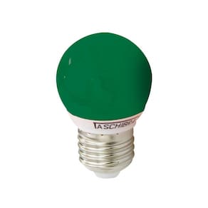 Lâmpada LED Bolinha Taschibra 1W 127v Luz Verde - caixa com 6 Unidade - Verde