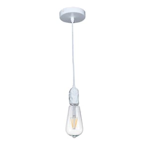 Pendente Soquete Plot Bella Iluminação Branco