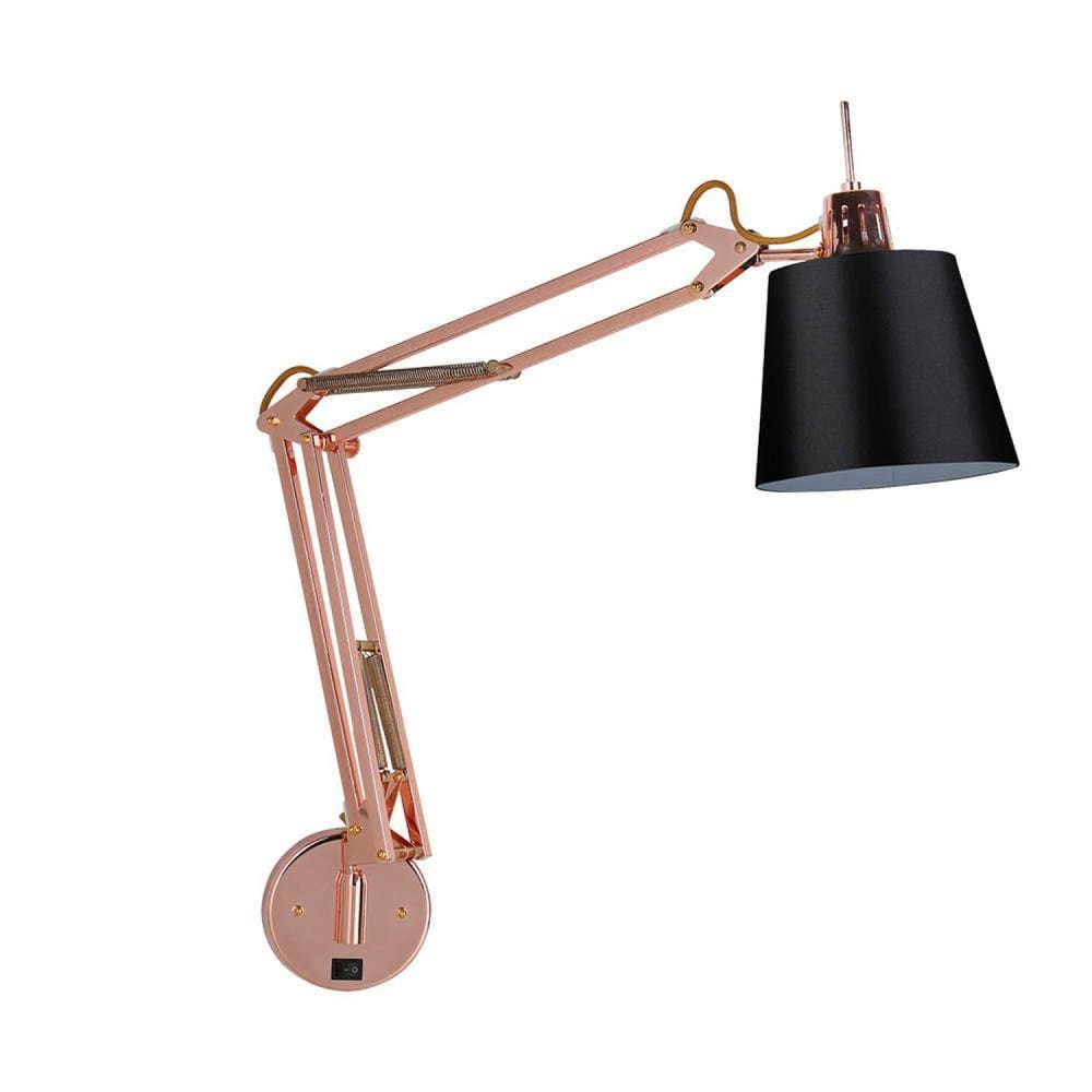 Arandela Articulada de Metal Scope 67cmx15cm Bella Iluminação Cobre