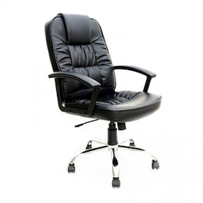 Cadeira de Escritório Office Viseu Baixa Rivatti Preto
