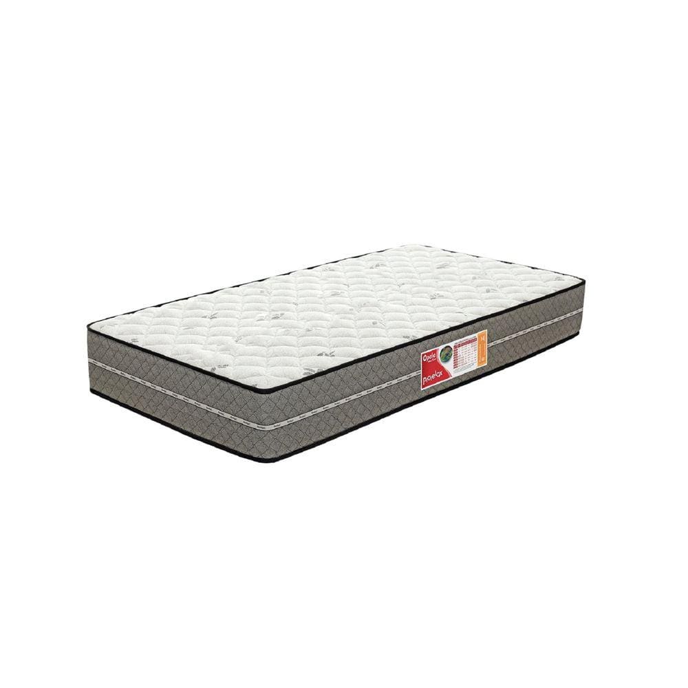 Colchão Solteiro Espuma Composto 88x188x17cm Opala Max Firm Prorelax Cinza