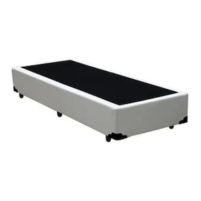 Base Box Solteiro Corino HomeQueen Branco 40x78x188