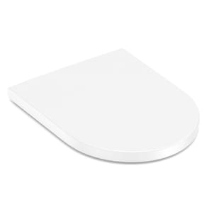 Assento Sanitário com Queda Amortecida Debba Round Roca Branco Brilhante