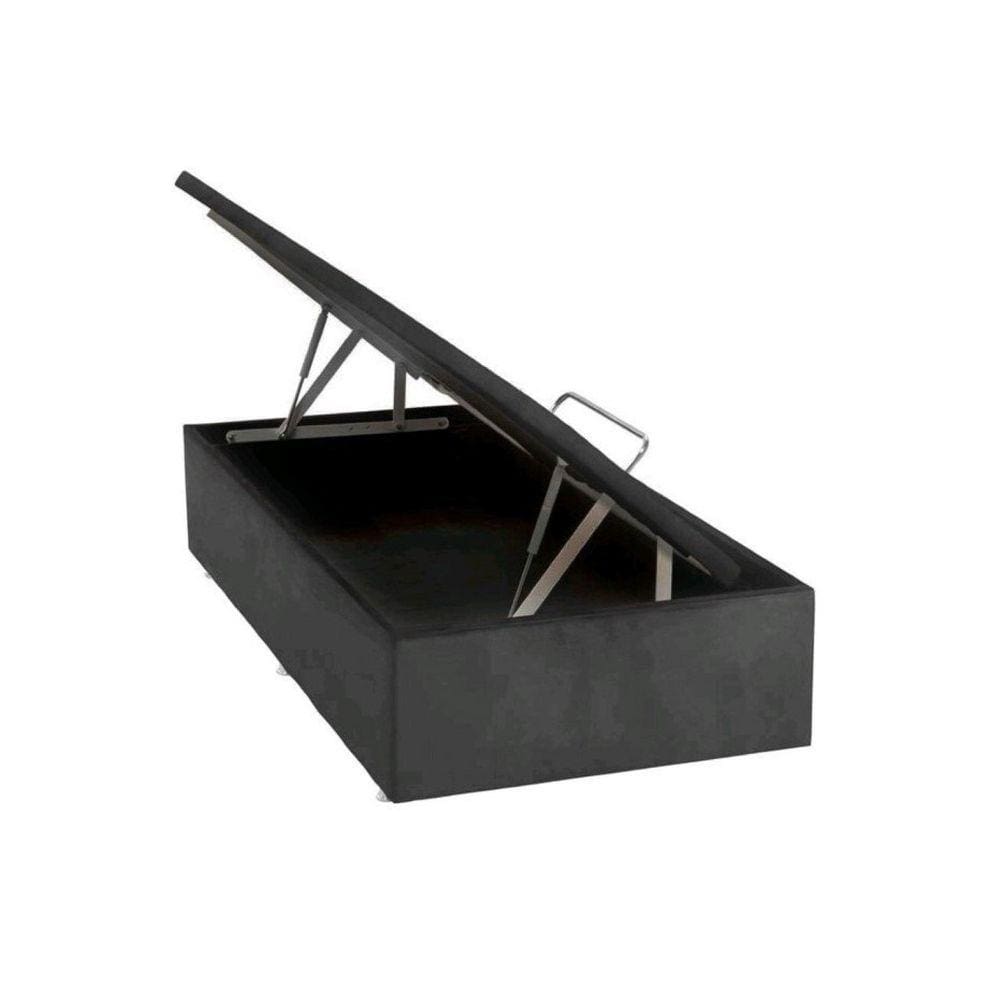 Base Baú Phy Camurça Solteiro 88x188x39cm Ortobom